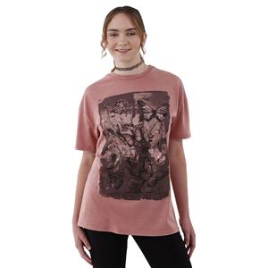 Conception personnalisée OEM T-shirts imprimés surdimensionnés pour femmes Col en O Manches courtes Slim Fit Plus Size Casual T-shirts pour femmes - Product Image 6