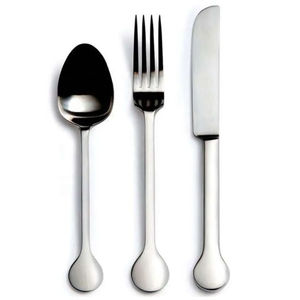 Juego de cubiertos de acero inoxidable para hotel con acabado premium para restaurante, cocina casera, catering, banquetes y cenas. - Product Image 4