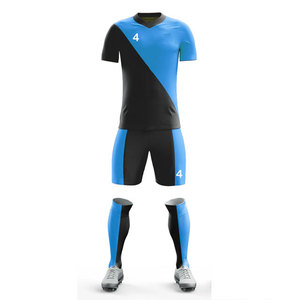 Ensembles d'uniformes de football de couleur unie pour jeunes et adultes, tenues d'entraînement, conception personnalisée - Product Image 5