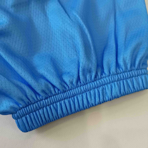 Blue Striped Cycling <b>Leg</b> <b>Warmers</b> Breathable Spandex Polyester Thigh High Regular Style Summer Adult Socks - Product Image 3