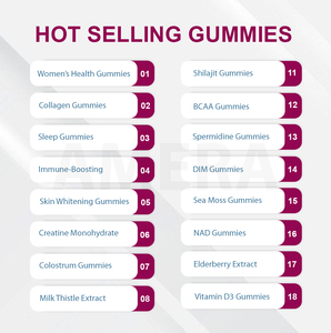 Fabricante de Suplementos Dietéticos de Gomitas de Belleza con Extracto de Cúrcuma OEM ODM, Marca Privada - Product Image 5