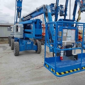 Plataforma Elevadora Hidráulica Eléctrica de Alta Resistencia con Movimiento Autopropulsado y Alcance Telescópico Articulado para Trabajos Aéreos Profesionales - Product Image 3