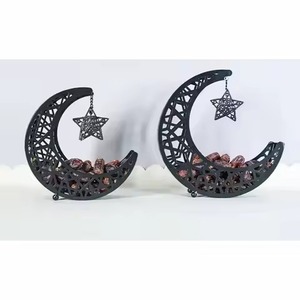 Classic Decorative Silver Metal Dates Bowl Premium Serving Bowl for Nuts and Dates Ramadan Iftar <b>Party</b> <b>Table</b> Use - Product Image 2