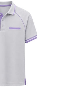 Manufacturer Custom <b>White</b> Lavender Mens <b>Polo</b> T Shirt Custom Casual Short Sleeve Breathable Cotton Blend Golf <b>Polo</b> Shirt Summer - Product Image 4