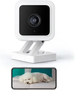 Caméra de sécurité intérieure et extérieure filaire OEM Cam v3 1080P pour animaux de compagnie bébés chiens chats nounou personnes âgées surveillance Alexa & Google Home I