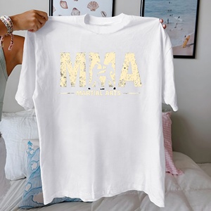 Camiseta de Mujer de Algodón 100% con Estampado Informal de Artes Marciales Mixtas (MMA), Ajuste Cómodo - Product Image 2