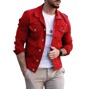 Chaquetas vaqueras de Hip-hop para Hombre, ropa de calle informal de algodón, abrigo vaquero clásico, ropa de marca para Hombre, chaqueta de vaquero, Ropa Para Hombre - Product Image 1