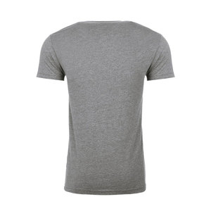 Camiseta Next Level 6410 Gris Jaspeado Claro, Cuello Redondo Clásico, Camiseta de Tres Mezclas para Hombre, Corte Relajado - Product Image 5