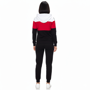 Conjunto Deportivo de 2 Piezas para Mujer, Sudadera con Capucha y Pantalones de Entrenamiento, Antibacterianos, con Logotipo Personalizado - Product Image 5