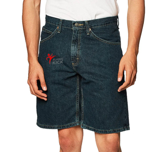 Best Selling Men's <b>Jeans</b> Shorts High Quality 100% Cotton Custom Design Solid Pattern Mid Waist Casual Style for Outdoor Wear - Product Image 1