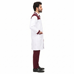 Blouse de laboratoire pour hommes et femmes, vêtements de travail professionnels pour laboratoire, tissu durable, coupe confortable, manches longues, pour la recherche médicale - Product Image 6