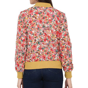 Essential Women Printing Varsity <b>Jackets</b> Soft High Quality Apparel For Daily Street Inspired Looks In Reasonable Price - Product Image 3