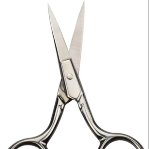 Ciseaux de toilettage du nez en acier inoxydable, outil de coupe de précision, ciseaux à pointe fine pour la coupe des cheveux, pour les soins personnels et le soin du visage - Product Image 2