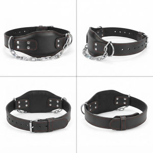 Ceinture de musculation réglable en cuir pour hommes et femmes avec fixation chaîne robuste – Idéale pour l'entraînement intensif – Vente en gros - Product Image 5
