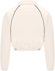 Conjunto Deportivo de 2 Piezas para Mujer, Chaqueta Corta con Cierre, Pantalones Cortos Deportivos, Chándal Informal para Gimnasio, Chaqueta Cortavientos, Conjunto Informal de Verano - Product Image 3