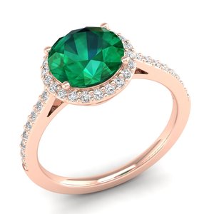 REYES High Quality 925 Sterling <b>Silver</b> Moissanite with <b>Emerald</b> Gemstone Solitaire <b>Ring</b> Perfect Gift Fine Jewelry For Women - Product Image 2