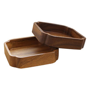 Bol en bois artisanal de style américain, écologique et à prix abordable, pour une collection de vaisselle durable, idéal pour servir des aliments sains en famille - Product Image 2