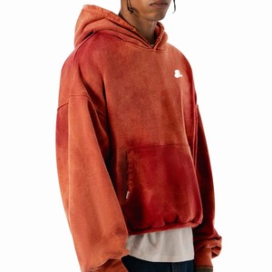 Sudadera con Capucha para Hombre, 100% Algodón, Color Sólido, Casual, Invierno, Transpirable, Ecológica, Logotipo Bordado en la Parte Delantera, Lisa, ODM - Product Image 4