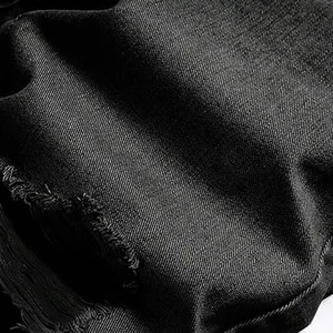 Shorts en jean vintage bleu ultra-courts pour femme, taille haute, déchirés, avec franges - Product Image 3