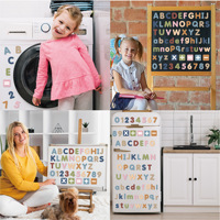 Lettres et chiffres magnétiques éducatifs personnalisables pour enfants de 5 à 7 ans Aimants réutilisables effaçables à sec Design créatif