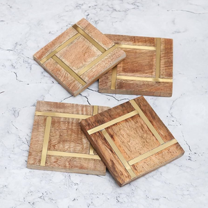 Hexagon Reusable Eco-Friendly Handmade Wood Coaster with Custom Design for Home & Commercial Use-Best Price - Product Image 4