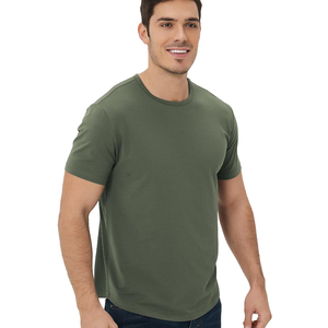 Nouveau T-shirt personnalisé pour homme 100% coton, de haute qualité, lourd, uni, style hip-hop, respirant, en vente - Product Image 5