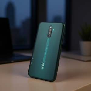 Cover posteriore verde di ricambio per Oppo Reno2 Z, custodia protettiva per telefono - Product Image 3