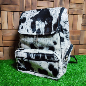 Cowhide Leather <b>Backpack</b> School Bag Custom Design <b>Student</b> Travel <b>Backpack</b> Hot Selling Handmade - Product Image 1