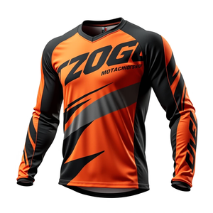 Jersey de Ciclismo Personalizado al por Mayor para Hombre, Manga Larga, Ideal para Motocross, Descenso y Ciclismo de Montaña - Product Image 5