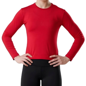 Camiseta Deportiva de Compresión Unisex de Alto Rendimiento, Logotipo Personalizado, Top para Gimnasio y Running, Ecológica, Transpirable, UPF50+, para Entrenamiento Físico - Product Image 1
