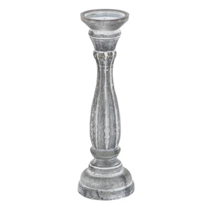 Magnifique ensemble de 3 bougeoirs en bois faits à la main, style rustique, accessoires décoratifs pour la maison, pour table à manger, à bas prix - Product Image 4