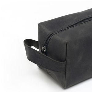 Sac de voyage cosmétique en polyester durable pour homme avec motif lettres et fermeture éclair – Idée cadeau personnalisée - Product Image 6