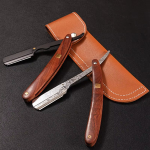 Rasoir de barbier professionnel avec manche en gel et lame remplaçable pour homme – Cadeau de rasage de haute qualité personnalisable - Product Image 5