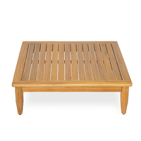 Canapé de restaurant de qualité commerciale, fabriqué en bois de teck séché au four, avec coussins amovibles pour usage extérieur