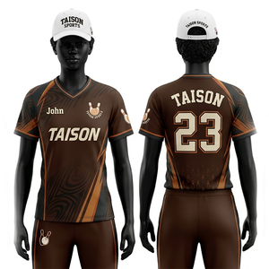 เสื้อโบว์ลิ่งผู้หญิง พรีเมียม 180 GSM ผ้าโพลีเอสเตอร์ระบายอากาศได้ดี สีชมพู-ดำ ดีไซน์ลายแผง  รับสกรีนโลโก้ ชื่อ และหมายเลขตามสั่ง - Product Image 6