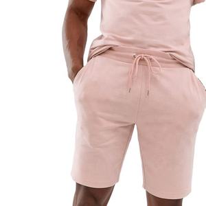 Chándales de dos piezas con logotipo personalizado, camisa de verano y pantalón corto de algodón - Product Image 4