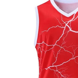 High Quality Best Design Customized Breathable 100%Polyester Men's <b>Outdoor</b> Sports Wear <b>Basketball</b> Uniform - Product Image 4