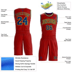 Ensemble de maillots de basket-ball pour hommes adultes personnalisés, design abstrait à flèches, respirant, séchage rapide, 100% polyester, sangle réglable, cordon de serrage - Product Image 6