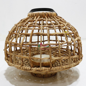 Portavelas Decorativo Colgante Hecho a Mano con Jacinto de Agua - Product Image 4