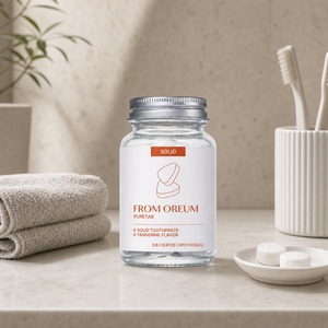 [FROM OREUM] Pasta de Dientes Sólida con Sabor a Mandarina de Jeju, Selección para Viajes y Estilo de Vida, para Compradores - Product Image 2