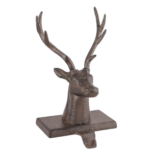 Soporte para Calcetines Navideños de Hierro Fundido Marrón con Diseño Fabuloso, Decoración Navideña para Chimenea, al Precio Más Bajo - Product Image 2