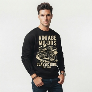 Sudadera con Estampado Gráfico para Hombre, Ropa Casual Elegante con Diseños Gráficos Creativos, Material de Felpa Suave, Corte Holgado, Personalizada - Product Image 5