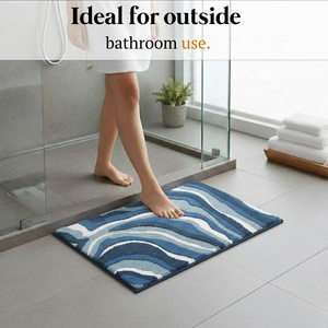 Alfombra de Baño Premium con Estampado Animal, Antideslizante y con Base de Goma Resistente |   Alfombra de Baño Gruesa, Suave y Segura para Uso Diario en el Hogar - Product Image 3