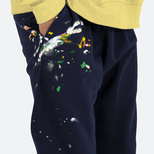 Pantalon de jogging évasé empilé en molleton de coton personnalisé pour hommes, avec logo imprimé sur mesure, taille élastique, séchage rapide, vente en gros - Product Image 4