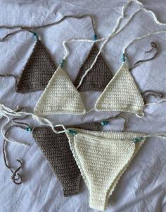 Ensemble de bikini au crochet - Bikini au crochet - Ensemble de bikini fait main - Vêtements de plage - Product Image 1