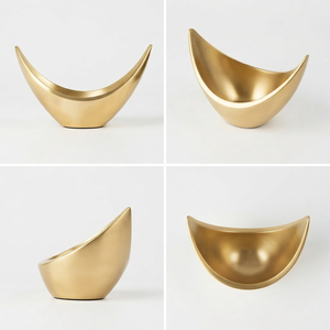 Hot Gold Plated Metal Round Designer Peacock <b>Bowls</b> Hot Design Cheap Tableware <b>Bowl</b> for Home Hotel and Restaurant Serving <b>Bowl</b> - Product Image 5
