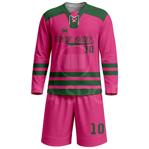 Custom Ice Hockey Uniform Sublimated Hockey Jersey Pants Set Premium Quality Team Hockey Apparel 100% Polyester Quick Dry - Product Image 2