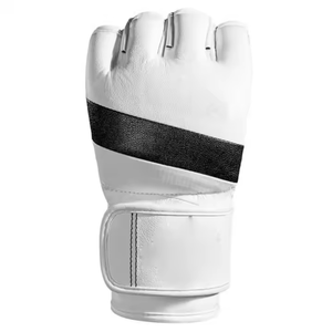 Best Supplier Custom Quality 2024 Custom <b>Fight</b> Punch <b>Ultimate</b> Mitts Leather Half Finger MMA Gloves with Customized Packing - Product Image 1