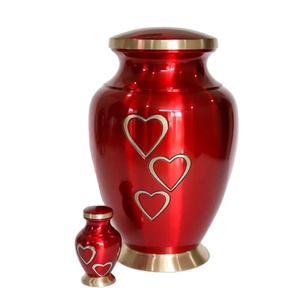 Urna Funeraria de Metal de Calidad Duradera, Urna de Aluminio para Cenizas Humanas Adultas, Diseños Personalizables, Acabado de Alto Brillo, Gran Venta - Product Image 2