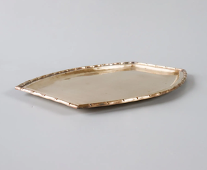 Plateau de service en aluminium fait main de qualité supérieure, idéal pour le service du thé, le petit-déjeuner au lit et les cadeaux. - Product Image 2